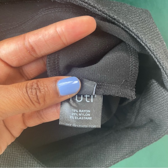 ruti Black Wide Leg Trousers - Picture 9 of 9